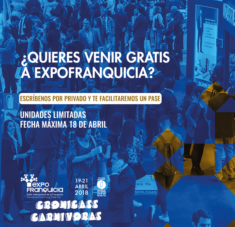 Cronicass Carnivoras asistirá a Expofranquicias 2018